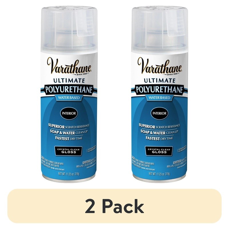 Water-Based Polyurethane Gloss Spray Wood Protection Scratch & Stain Resistant