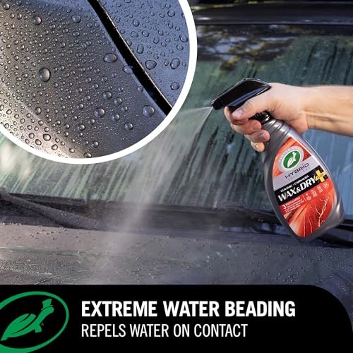 Hybrid Solutions Wax & Dry Plus, Spray On Car Wax for High Gloss Shine and