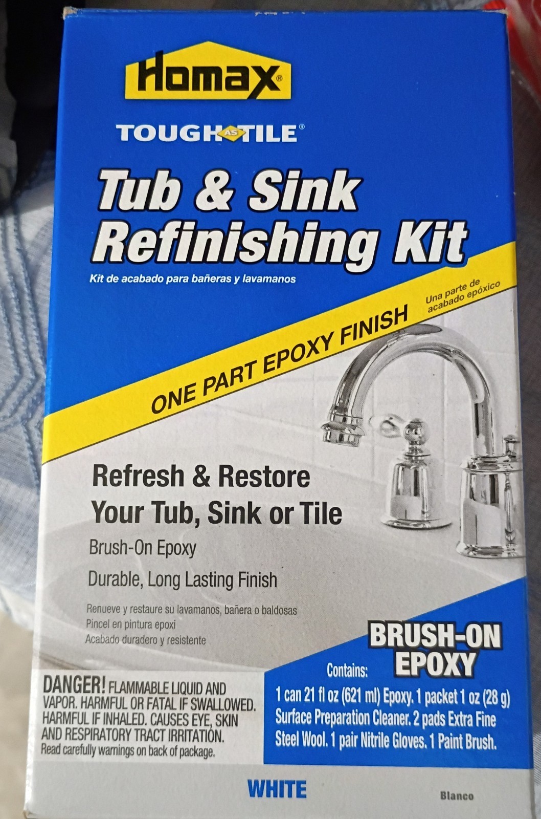 Homax Tough as Tile Tub, Sink, and Tile Refinishing Kit