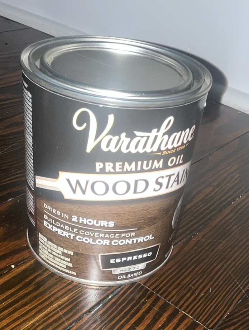 Varathane Premium Oil-Based Wood Stain Espresso Satin Semi-Transparent 1 Qt