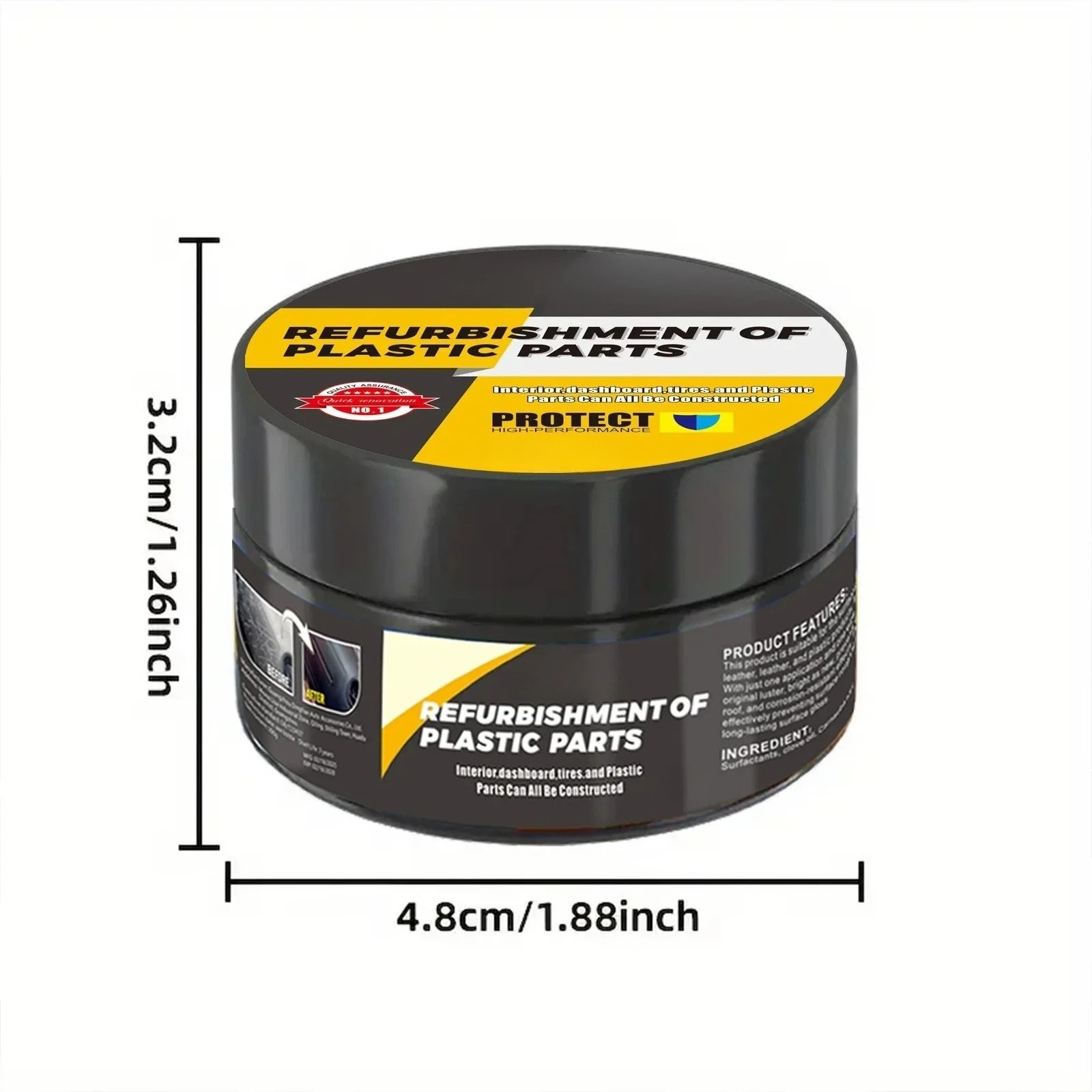 Car interior repair paste, interior and exterior plastic polishing wax, scratch