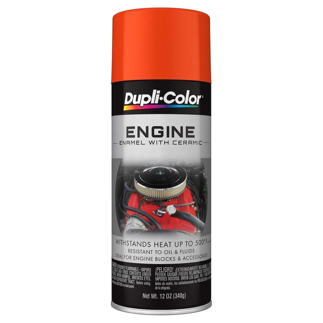 DE1652 Engine Enamel Spray Paint with Ceramic – Chrysler Hemi Orange – 12 oz …
