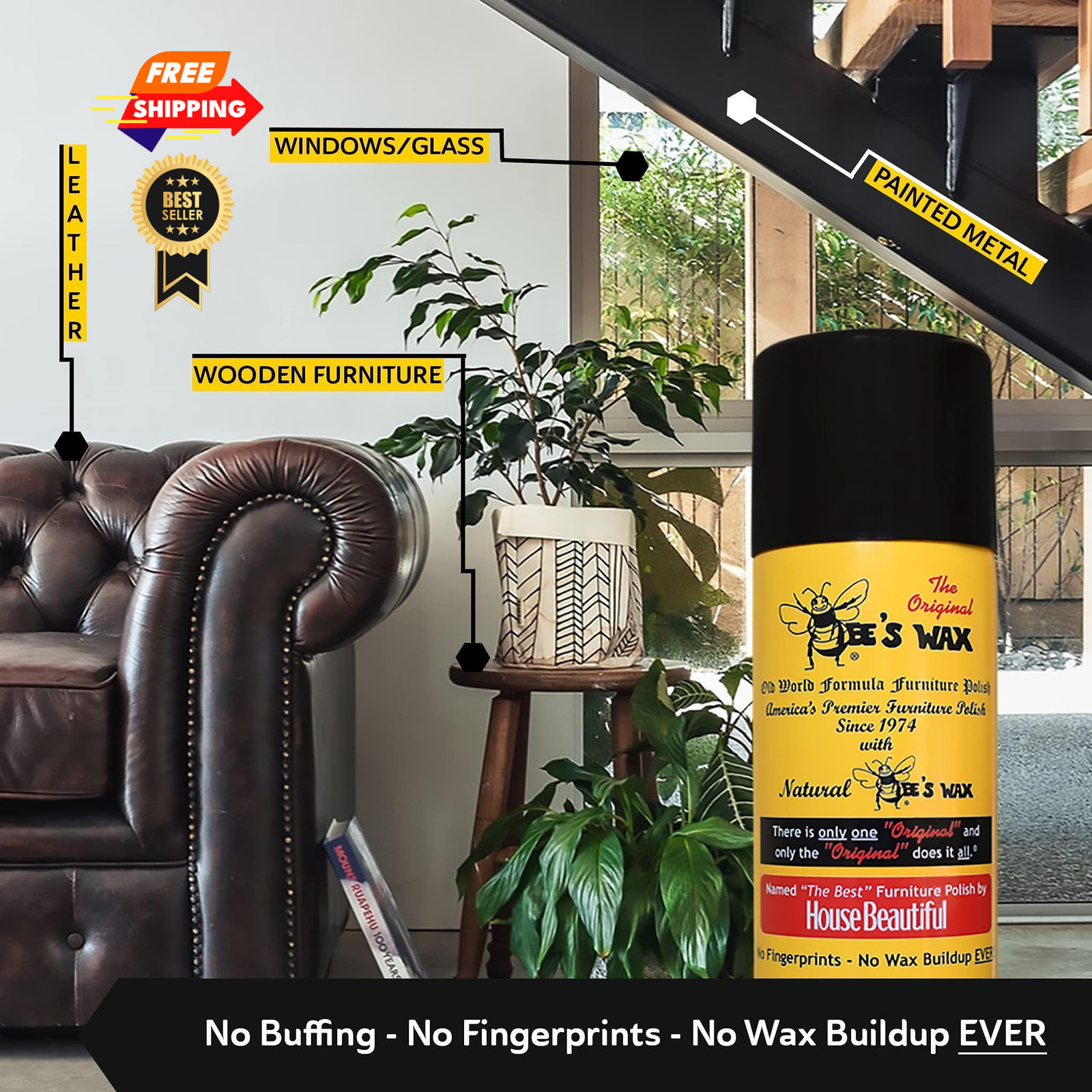 The Original Bee’s Wax Old World Formula Furniture 17 Ounce (Pack of 2)