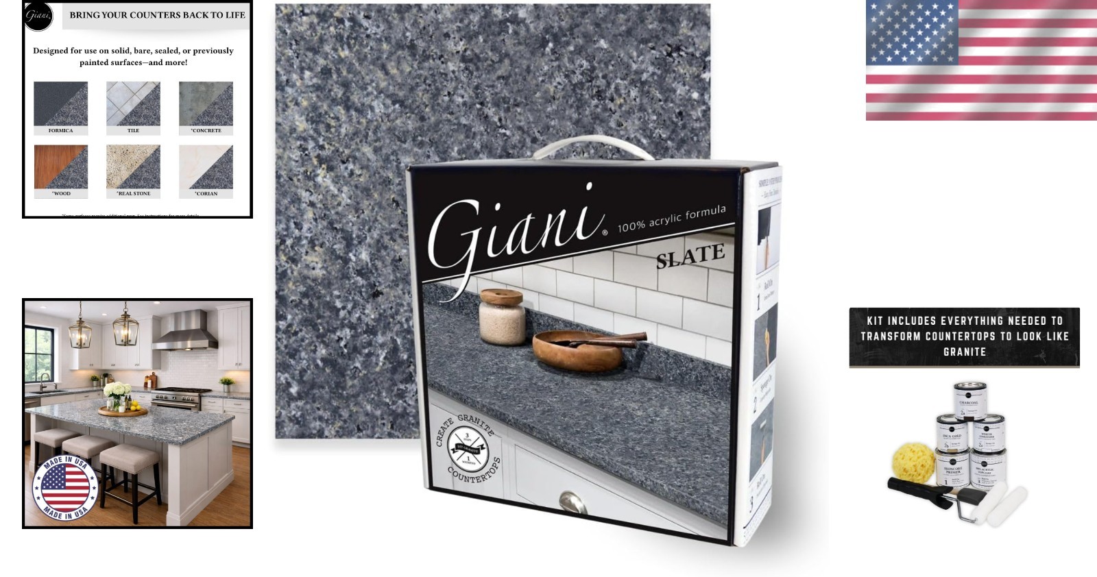 Granite Countertop Paint Kit – Slate Finish