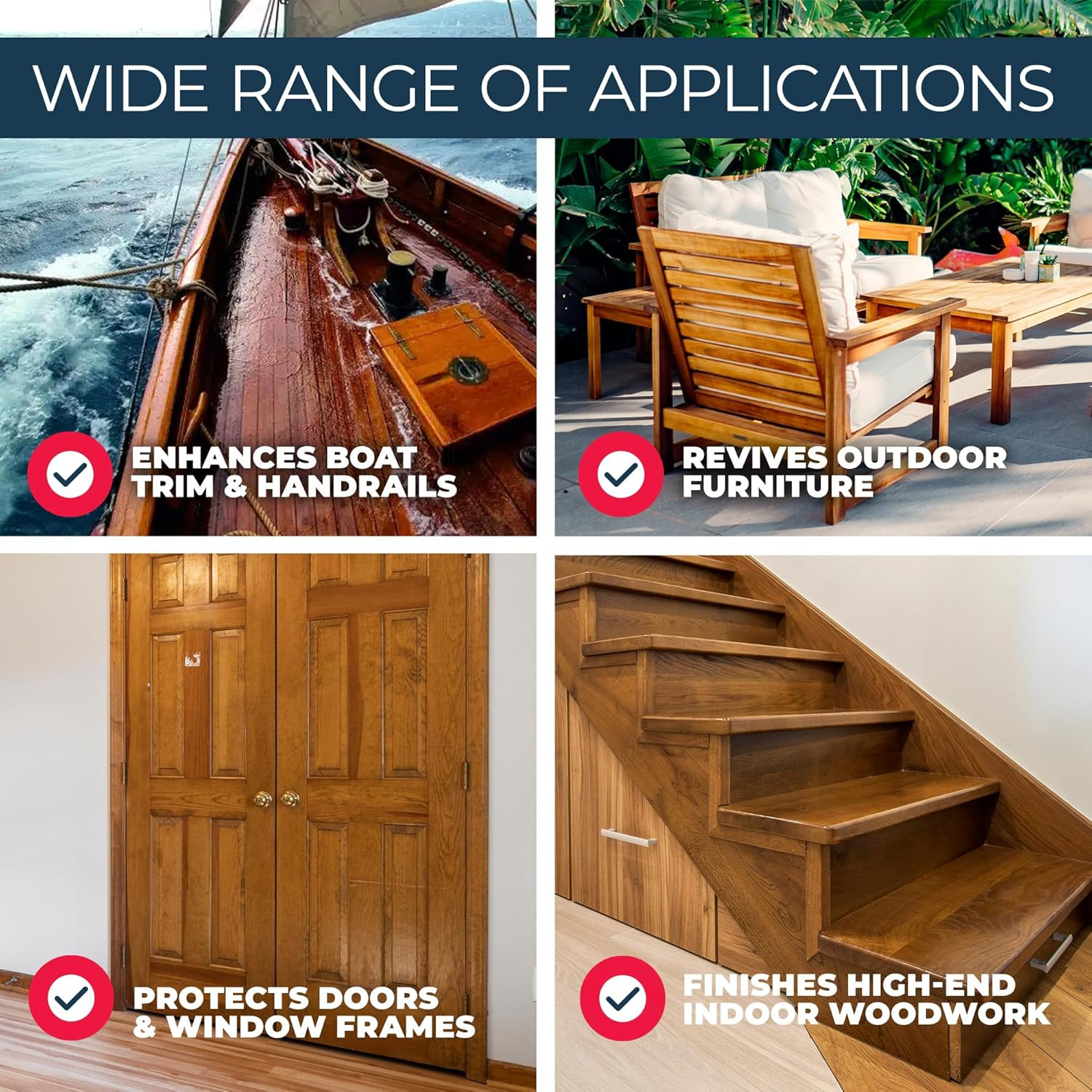 Deks Olje D2 Marine Varnish – High Gloss for Wood & Metal Surfaces