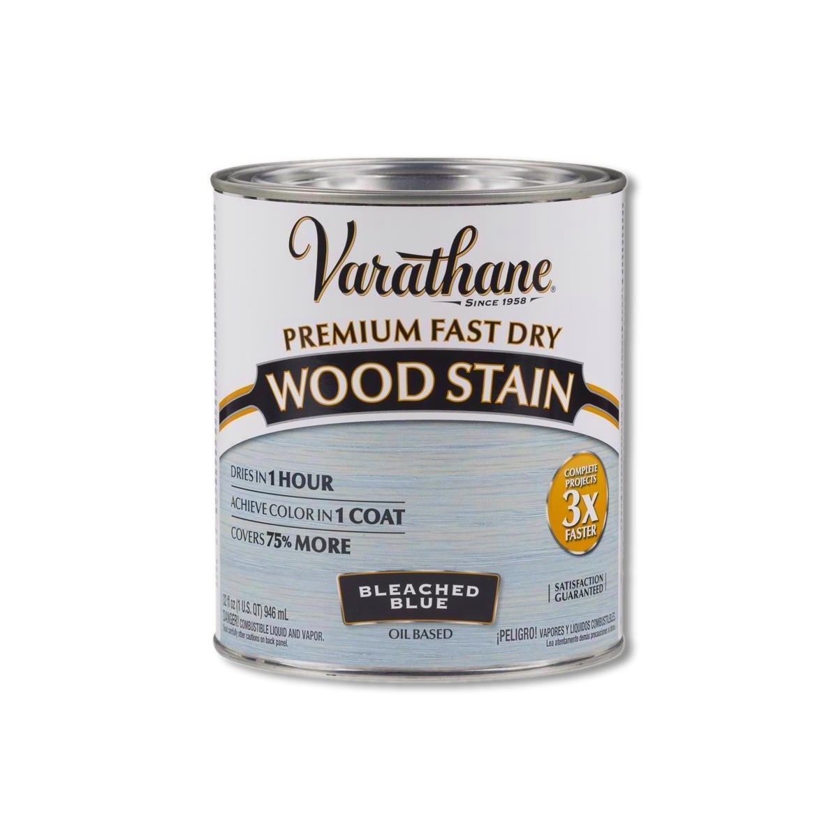 VARATHANE Urethane Oil-Based Bleached Blue Semi-Trans Gloss 297425