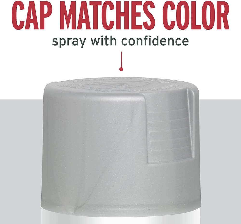 7277830 Stops Rust Metallic Spray Paint, 11 Oz, Matte Nickel