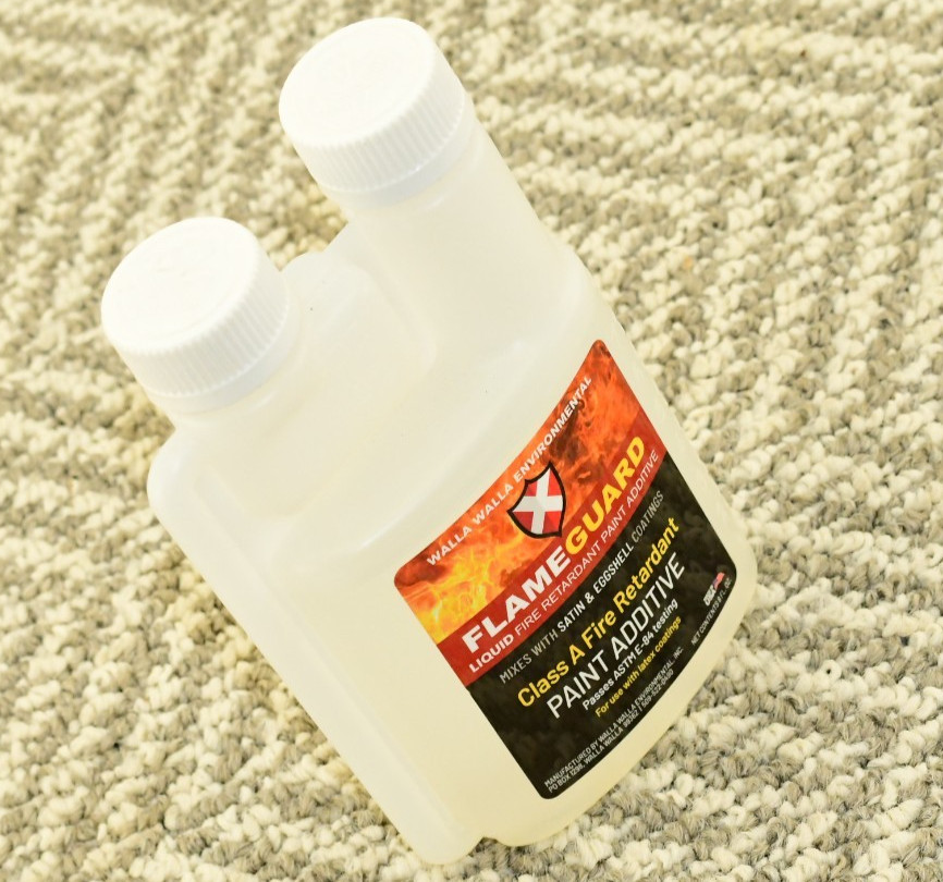 Flame Guard Liquid – Fire Retardant Paint Additive – 8 oz Bottle
