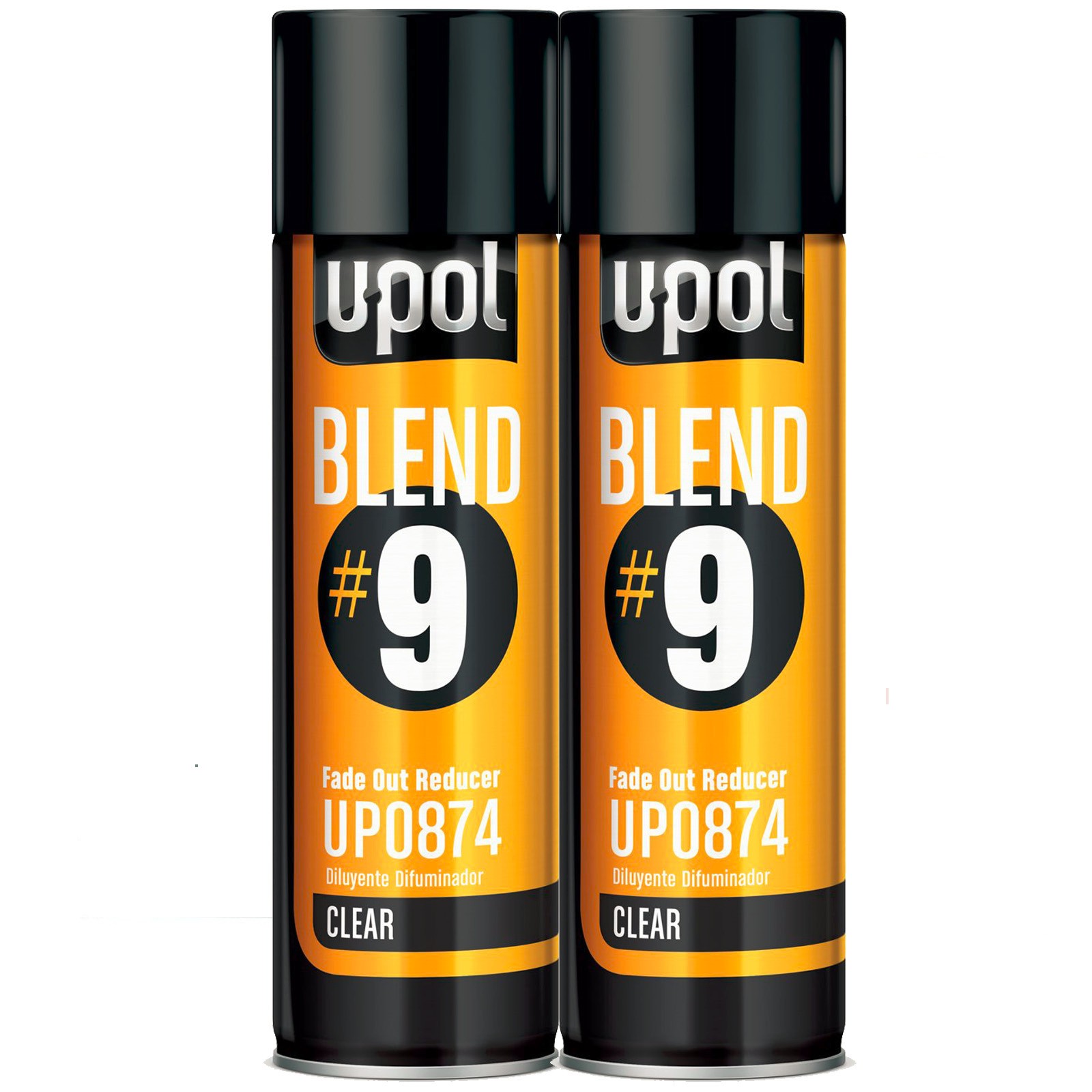 U-POL Blend#9 Fade Out Reducer Premium Aerosol UP0874 Set of 2