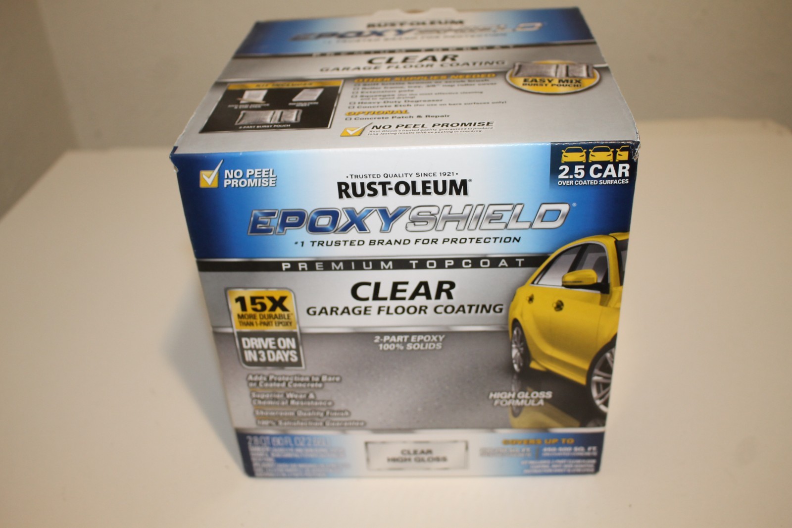 Rust-Oleum EpoxyShield High Gloss Clear Premium Floor Coating Kit 90 oz