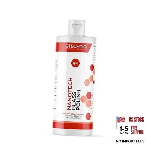 G4 Nanotech Windshield Polish, 3.4 fl oz | Removes Stubborn Dirt and Grime,