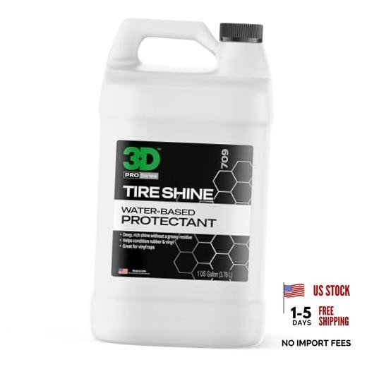 Tire Shine Gel – Water-Based, High Gloss Tire Dressing | 128 Fl Oz (Pack of 1)