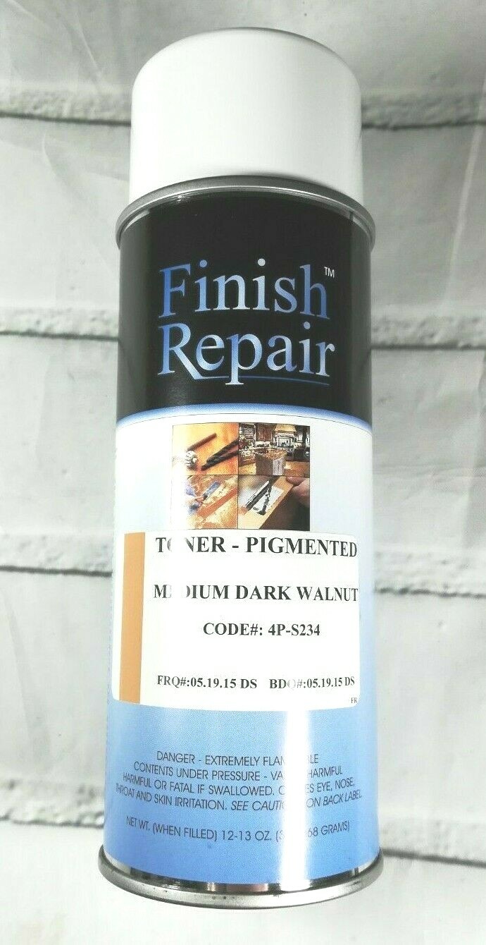 Finish Repair Pigmented Toner Medium-Dark Walnut 12 OZ Spray 4P-S234