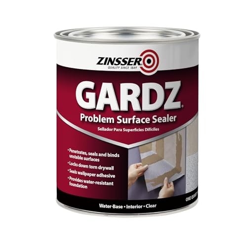 Gardz Water-Based Solution Surface Sealer – Clear – Qt 02304