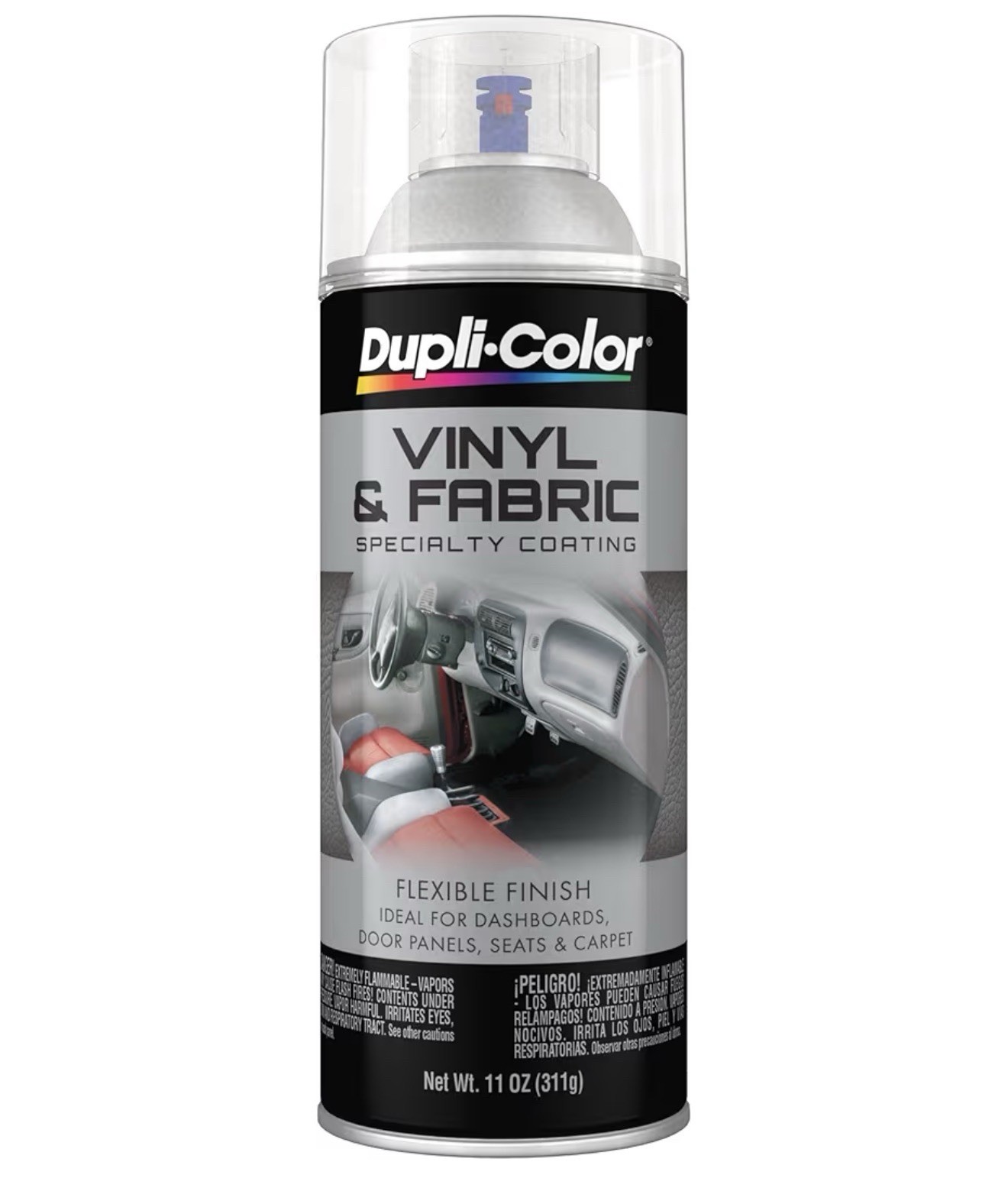 Dupli-Color HVP115 Gloss Clear Vinyl/Fabric 11oz Spray Paint NEW