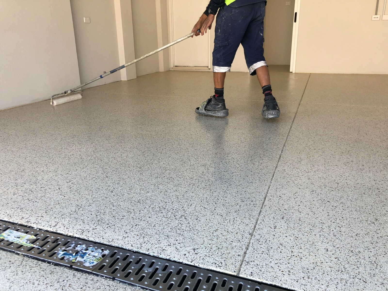 Bathroom Toilet Laundry Over Tile Epoxy Flake SlipRes EasyDIY Complete Kit 15sqm