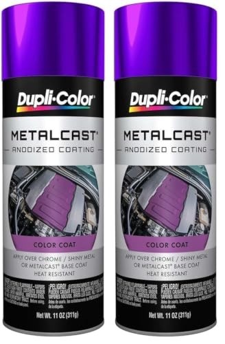 Scratch Resistant Purple Anodized Paint – 11 oz Heat Resistant Metalcast Coating