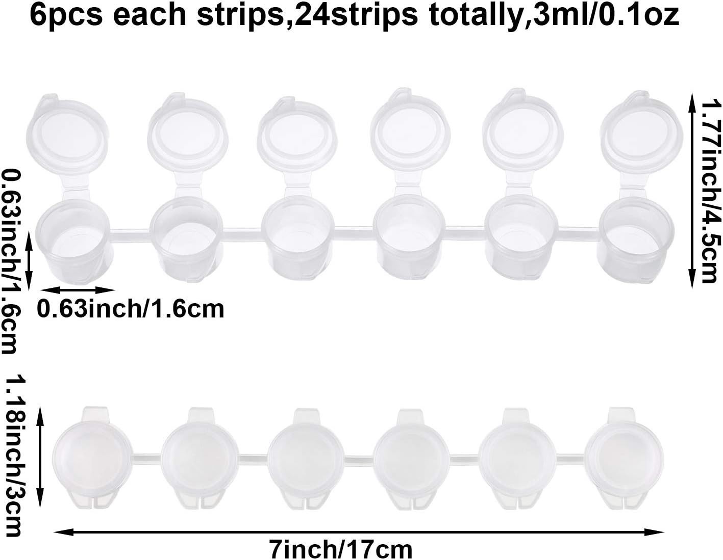 Lightweight 144-Pot Acrylic Storage Set – Perfect for Schools and Festivals