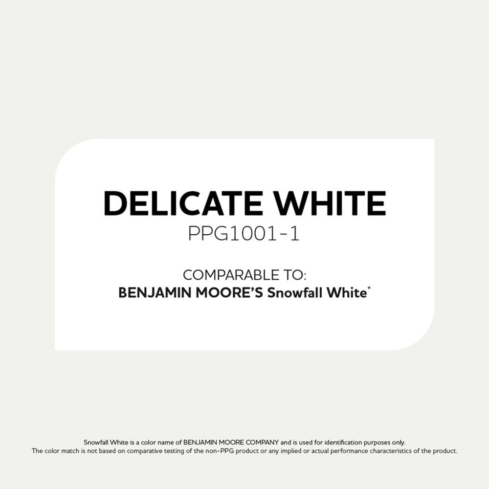 Glidden Fundamentals Delicate White Eggshell Interior Paint, 1 Gallon