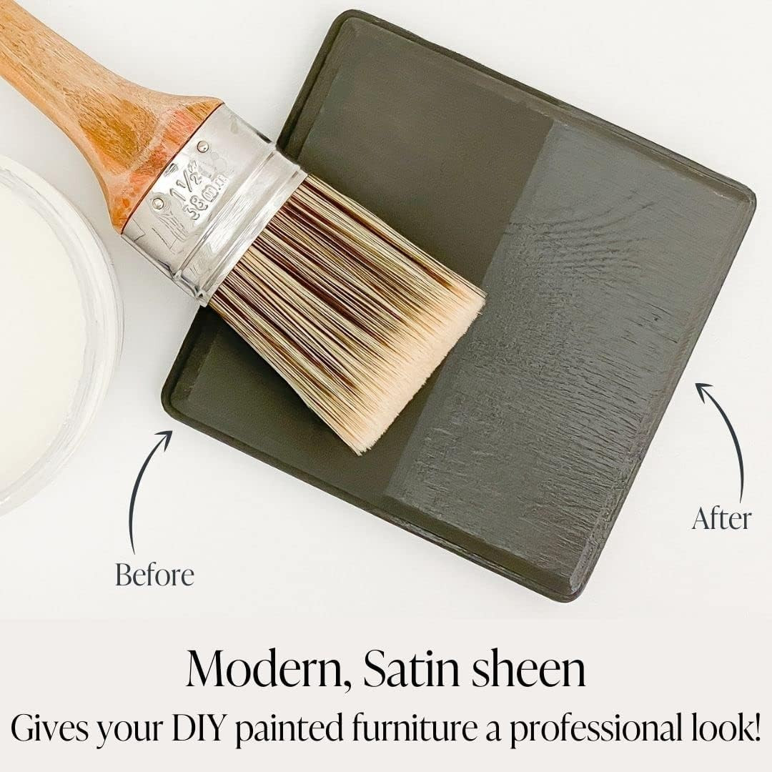 Chalk Style Paint + Clear Coat Bundle – for Furniture, Home Decor, Crafts (Color