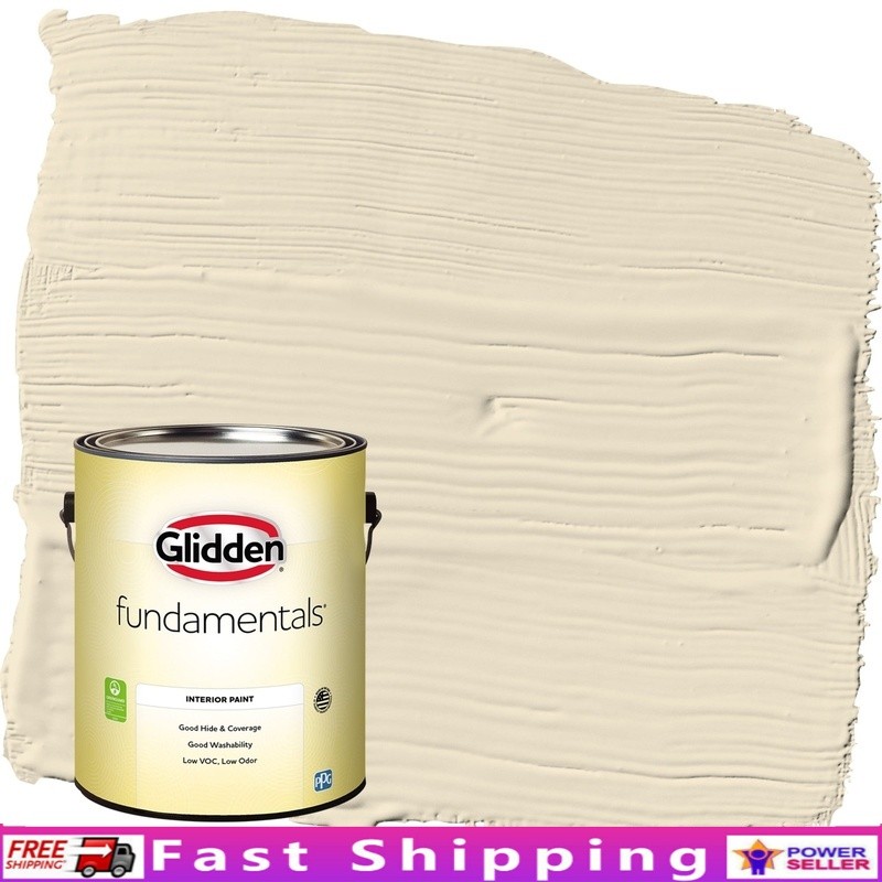 Low VOC Interior Paint Multi-Surface Coverage 400 sqft Fast Drying Washable New