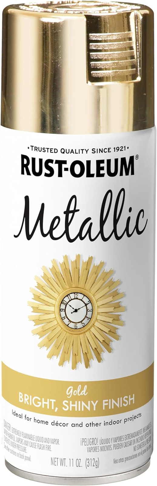 340647 Specialty Metallic Spray, 11 Oz, Gold