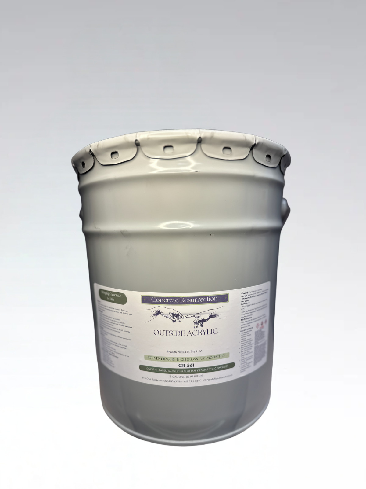 Concrete Resurrection Outside Acrylic 400 VOC Concrete Sealer 1 Gallon Size