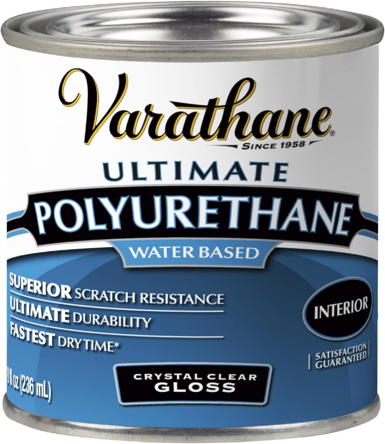 Varathane Ultimate Water Based Polyurethane Gloss Half Pint Interior Finish