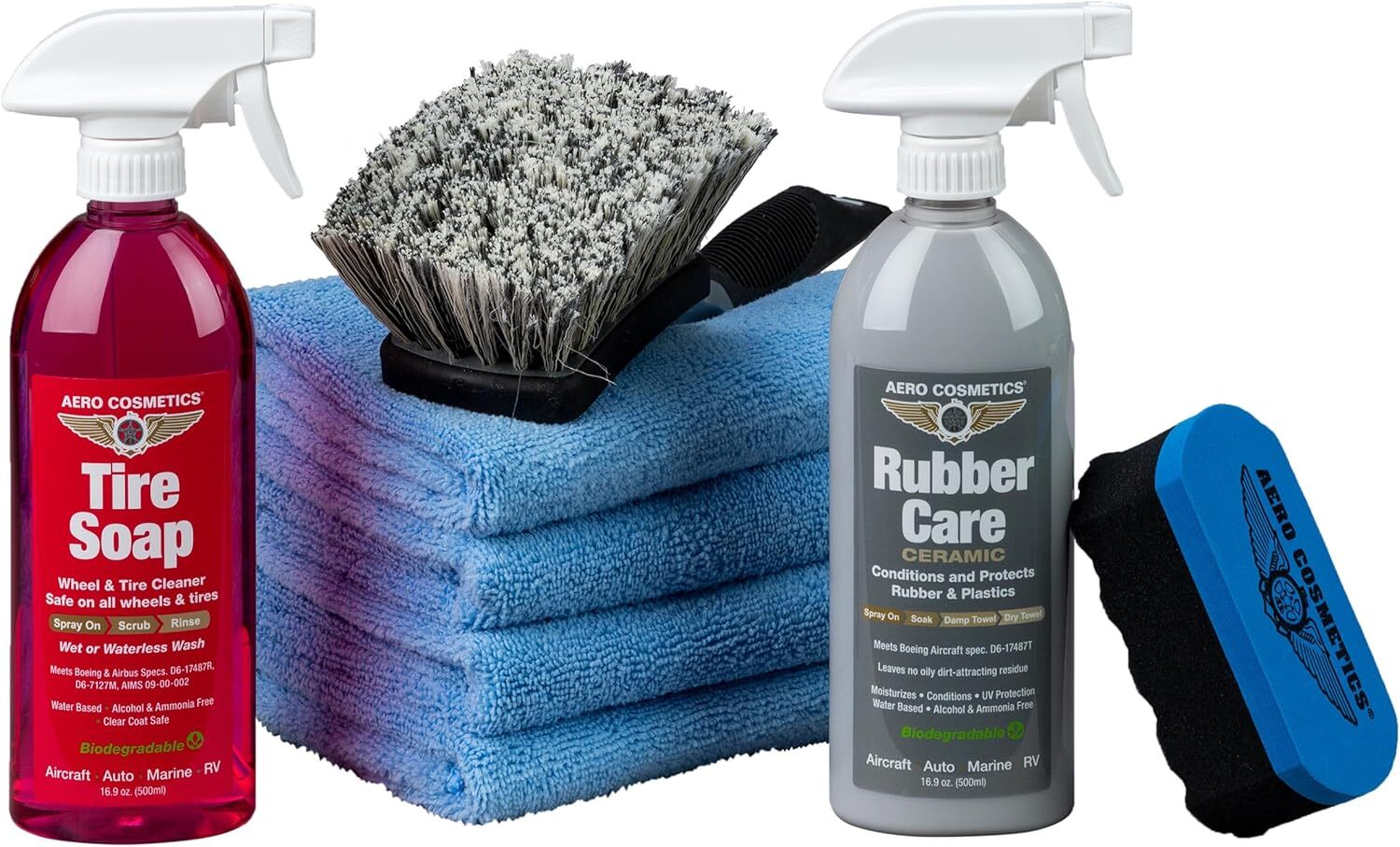 Ceramic Tire Dressing Protector, No Tire Shine, No Dirt or Brake Dust Attracting
