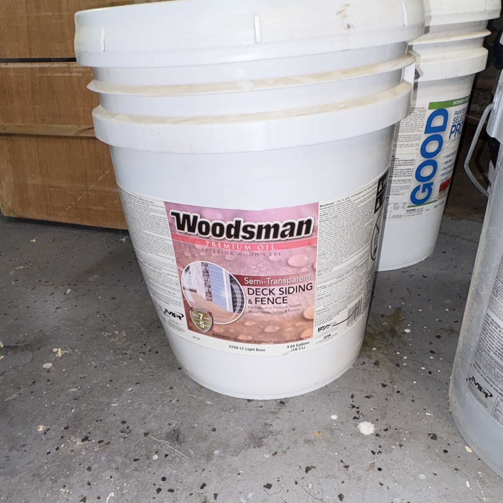 Premium Oil Semi Transparent Deck, Siding, And Fence Light Base