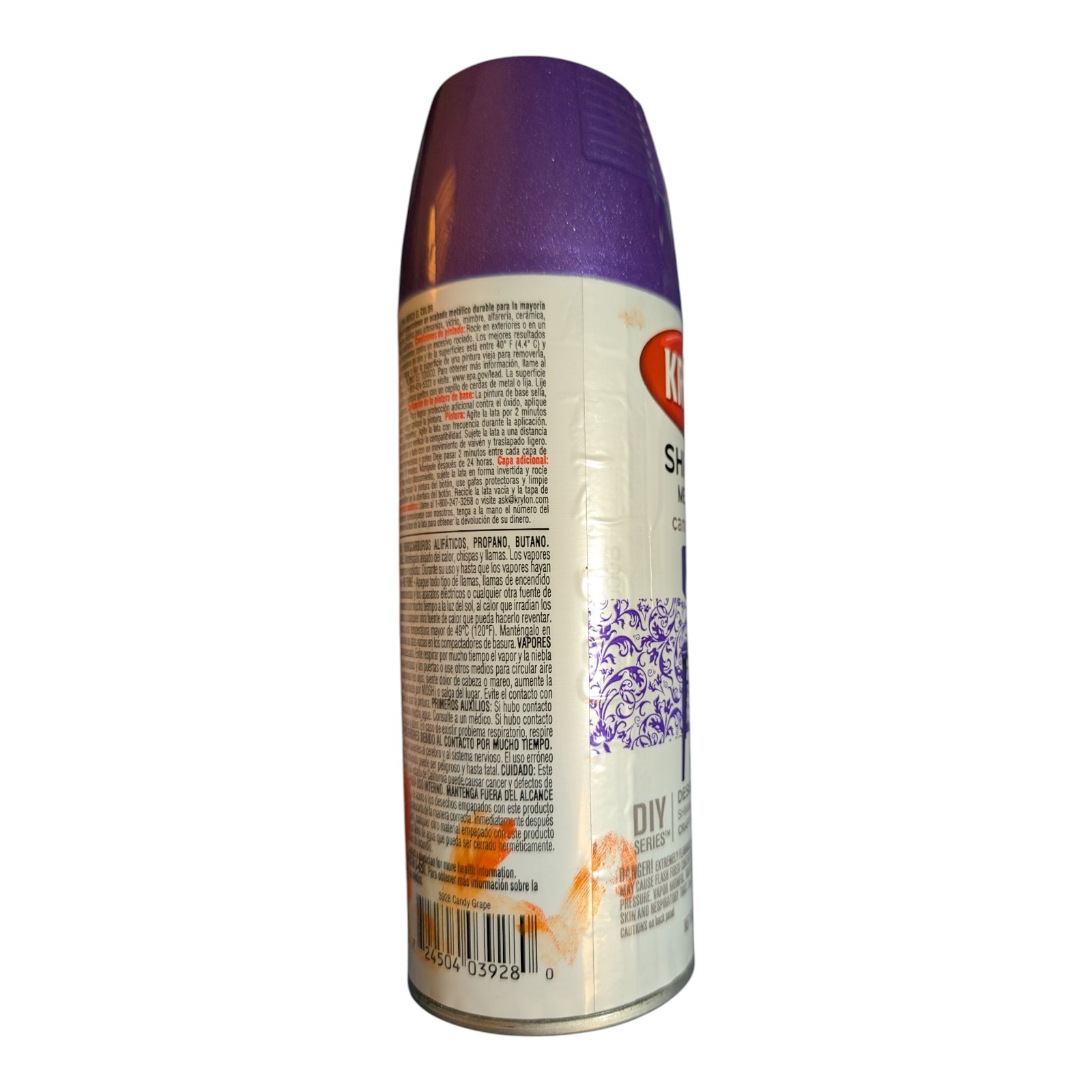 Krylon Candy Grape Shimmer Metallic Paint, 11.5oz – Vibrant & Glossy Finish