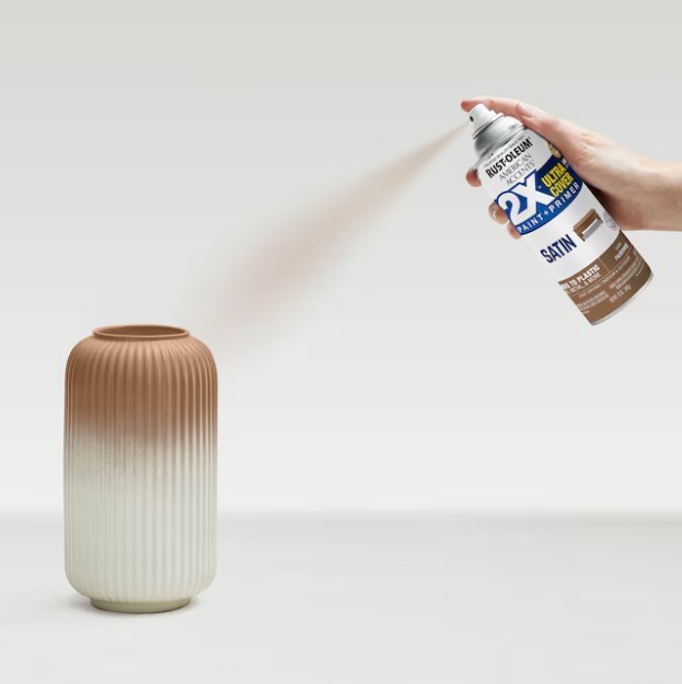Rust-Oleum American Accents 2X Ultra Cover Satin Nutmeg Oil-based Spray paint an