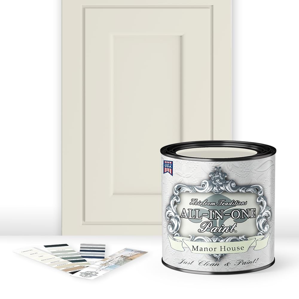 ALL-IN-ONE Paint by Heirloom Traditions, Manor House (Creamy Warm White), Qua…
