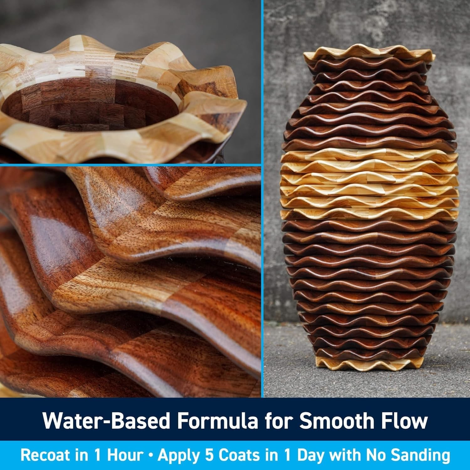 Halcyon Fast-Drying Clear Gloss Varnish | Ideal for Boating & Woodworking | Pint
