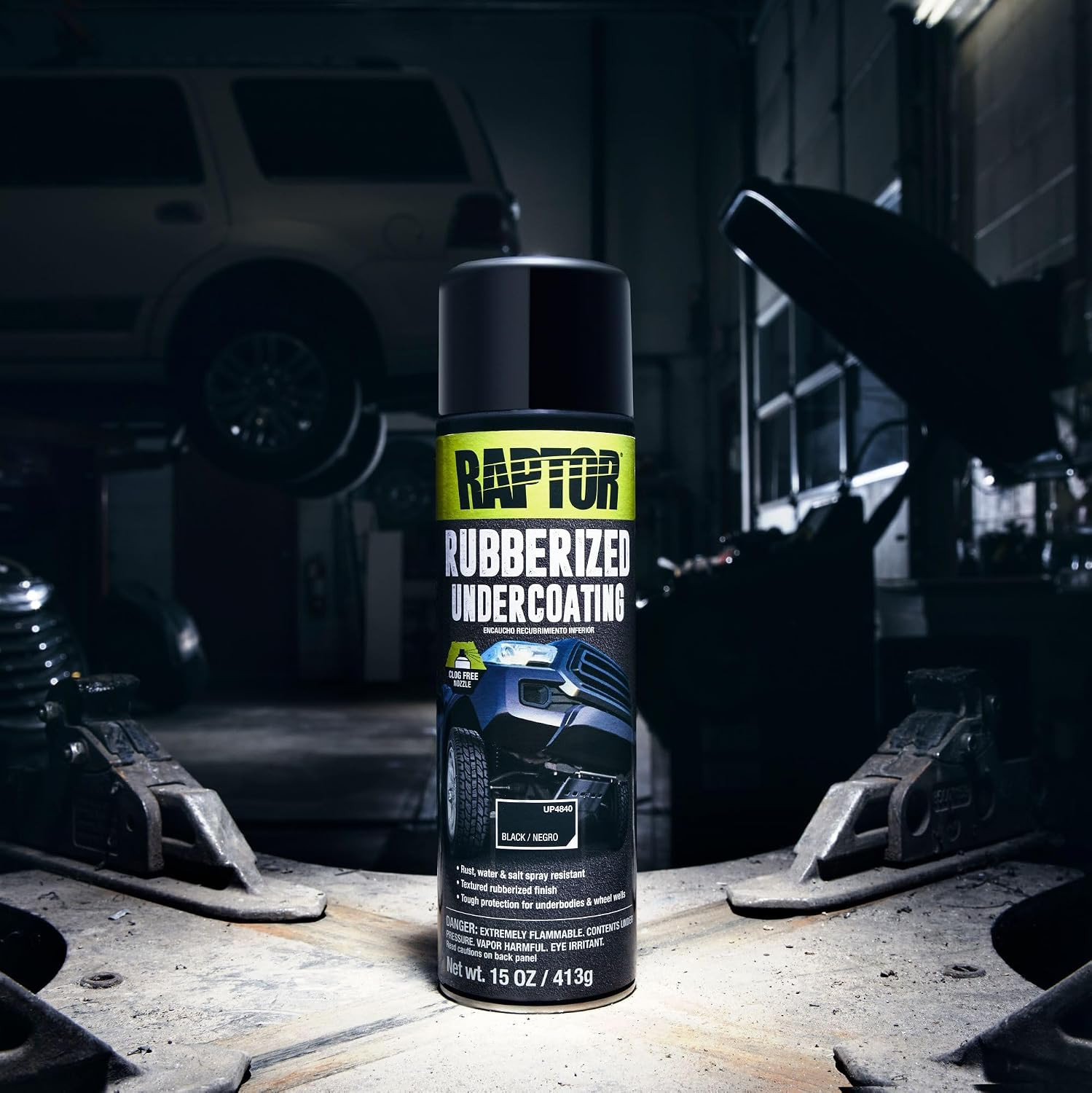 RAPTOR Rubberized Undercoating, Professional Grade Automotive Spray Paint, Extra