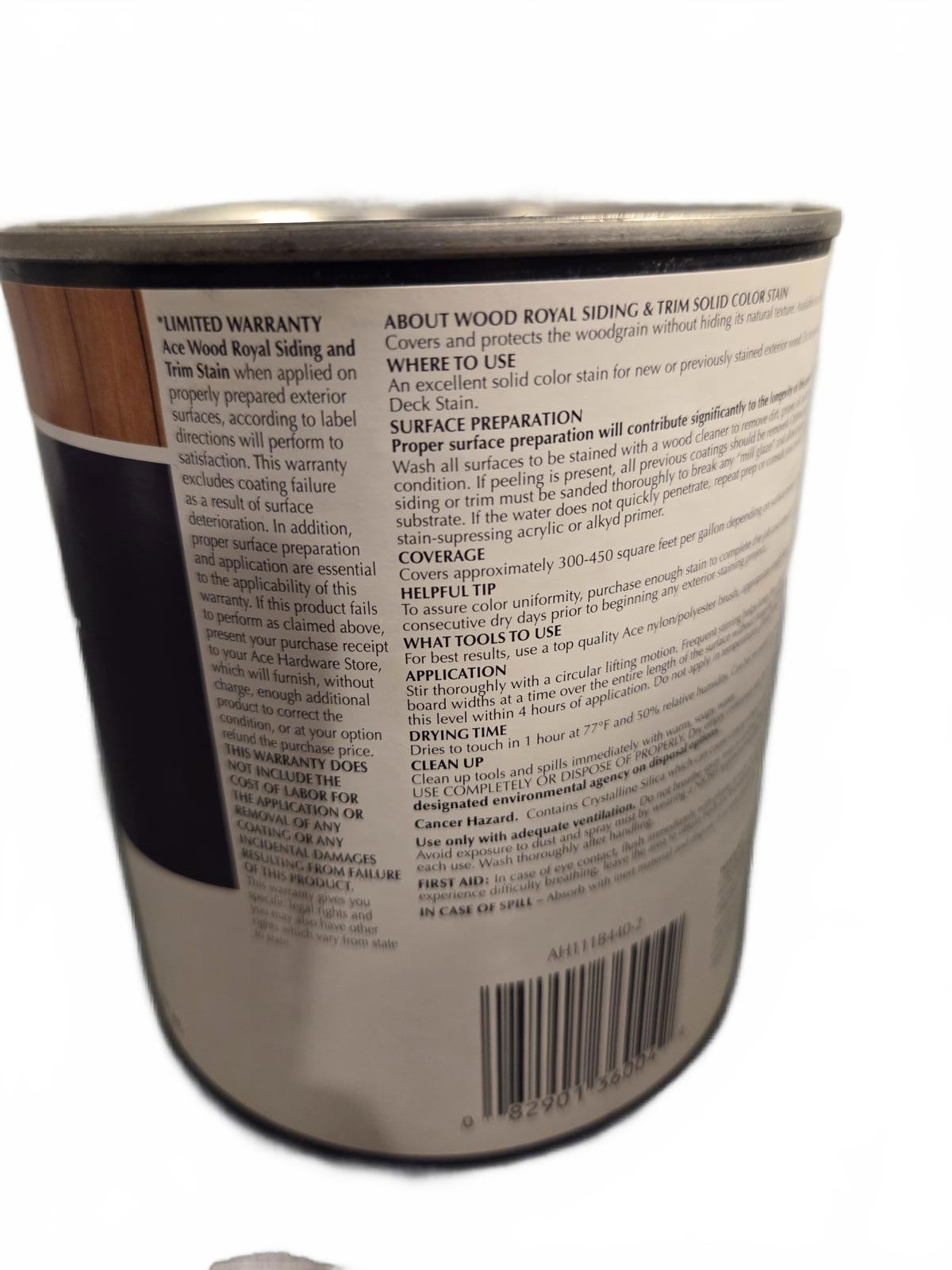 Wood Royal Solid Tintable Flat Tint Base | Neutral Base – Acrylic Latex Siding