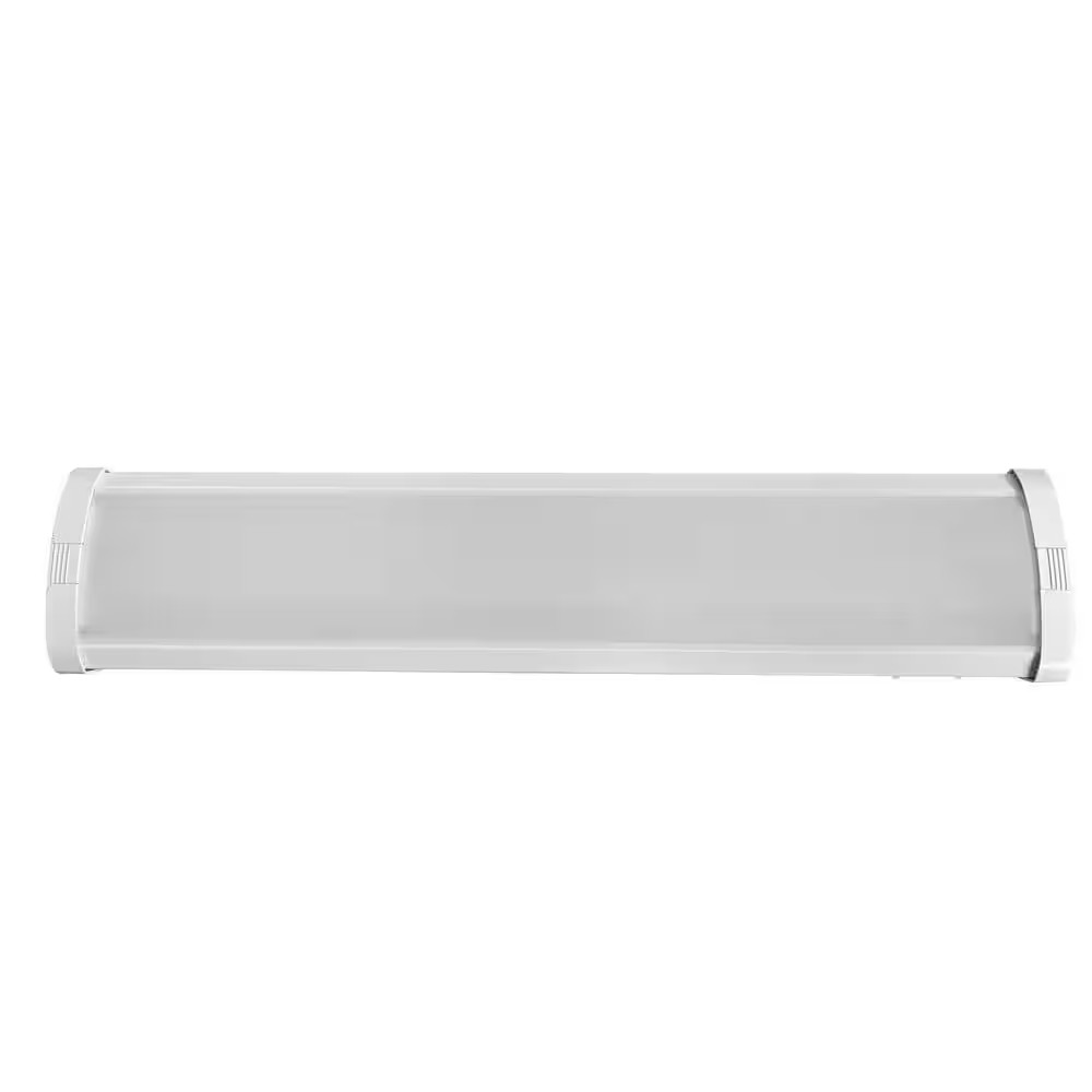 1-Pack 2 Ft. Adjustable Lumen Integrated LED White Slim Wraparound Light 3CCT