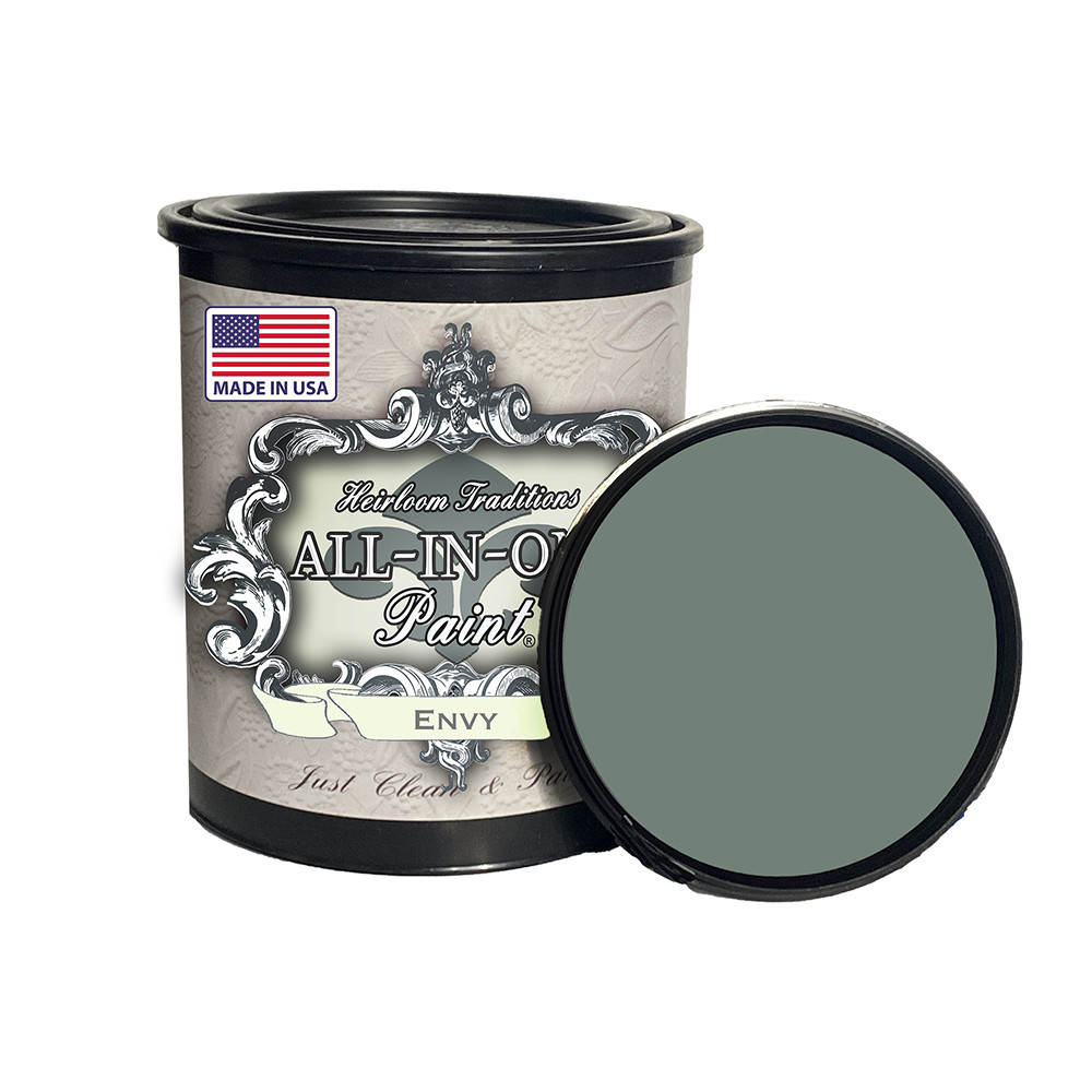 ALL-IN-ONE Paint by Heirloom Traditions – Envy (Slate Green) – 32 Fl Oz