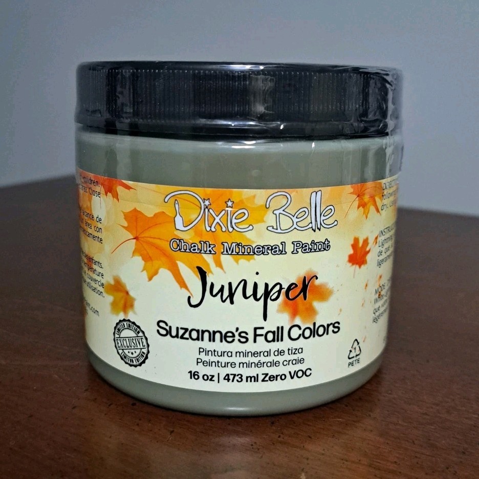 Dixie Belle Chalk Mineral Paint Juniper Suzannes Fall Colors Zero VOC, 16oz