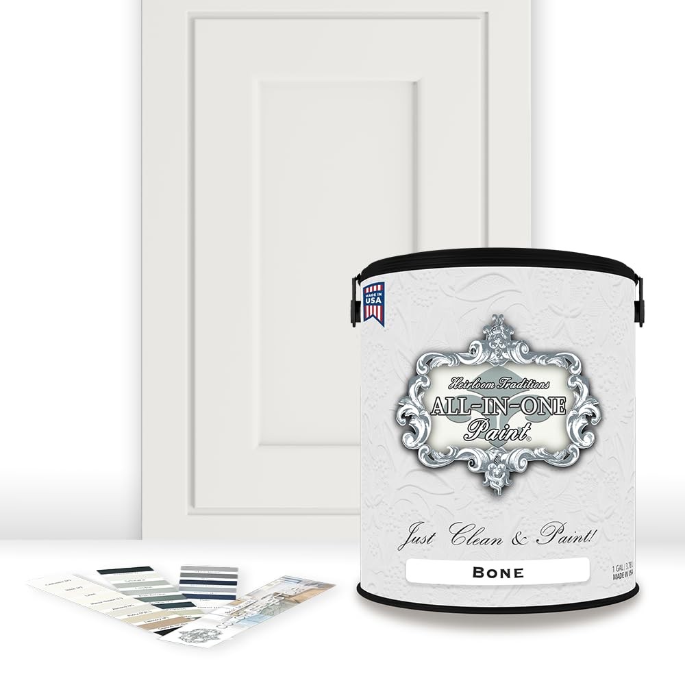 ALL-IN-ONE Paint by Heirloom Traditions, Bone (Off White), Gallon – Durable c…