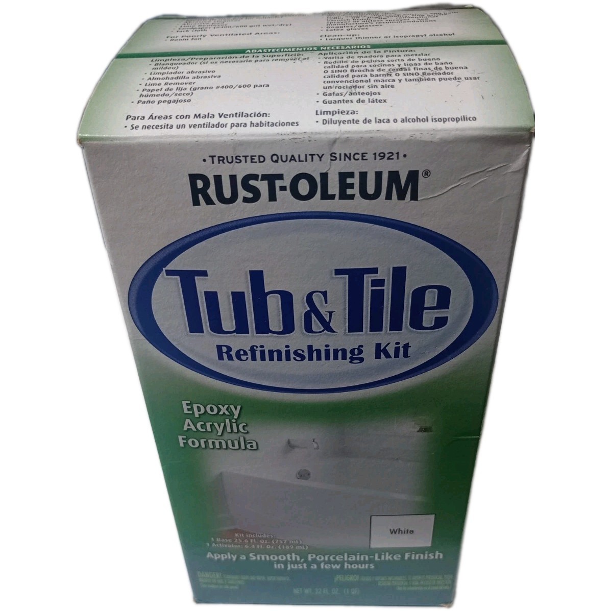 Rust-Oleum Tub And Tile-fiberglass- sinks and more refinishing kit White