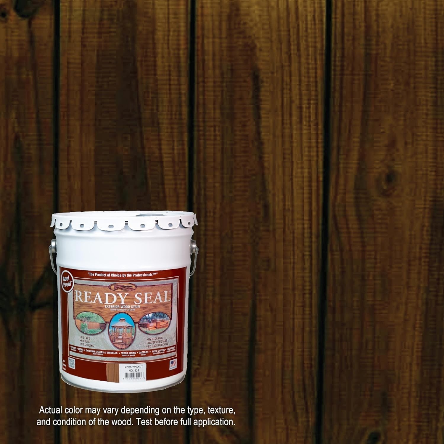 Easy Application Wood Sealer, Dark Walnut, 5 Gallon