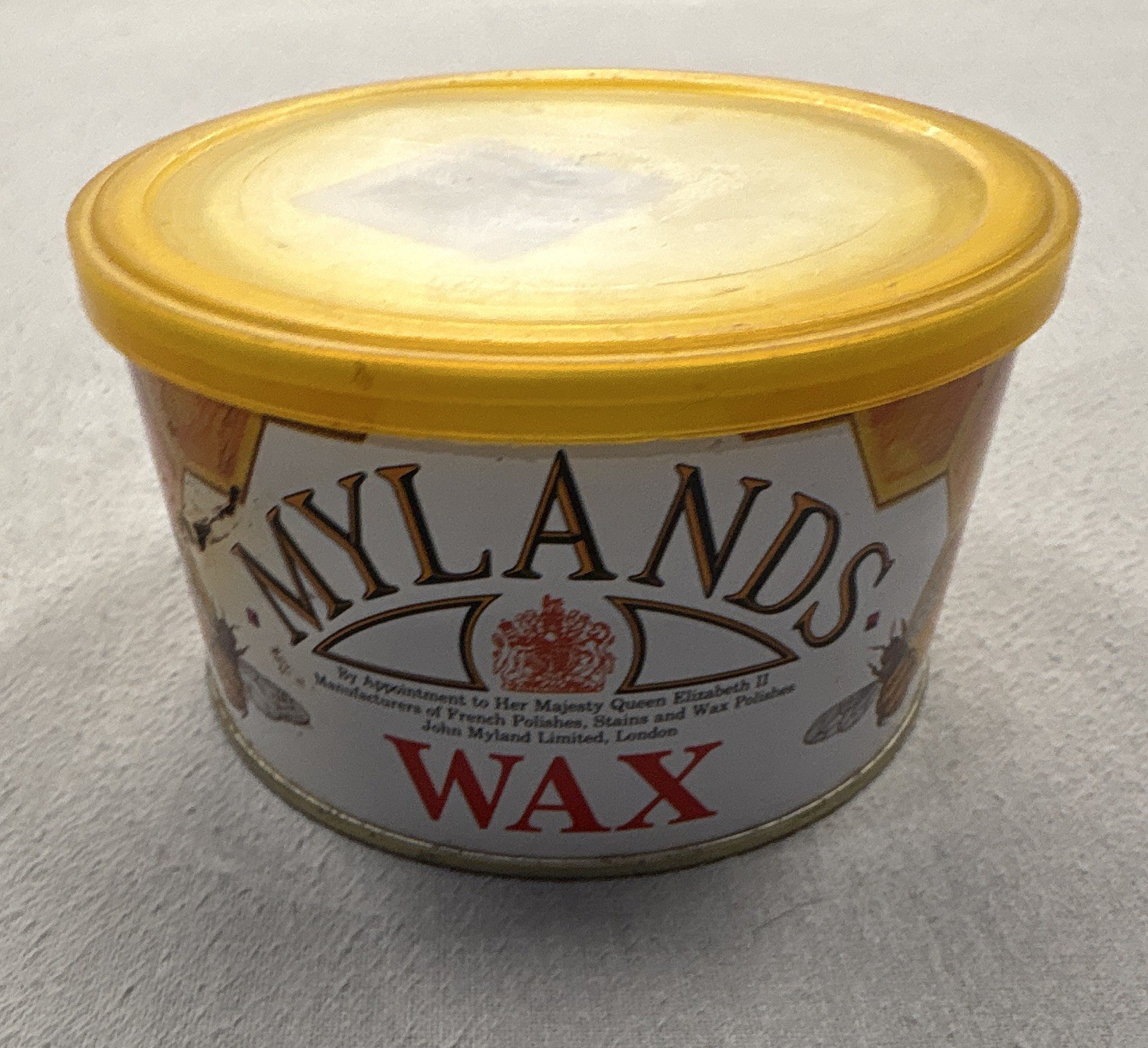 Mylands Furniture Wax Paste Antique Mahogany Beeswax/Carnauba 400g Tin