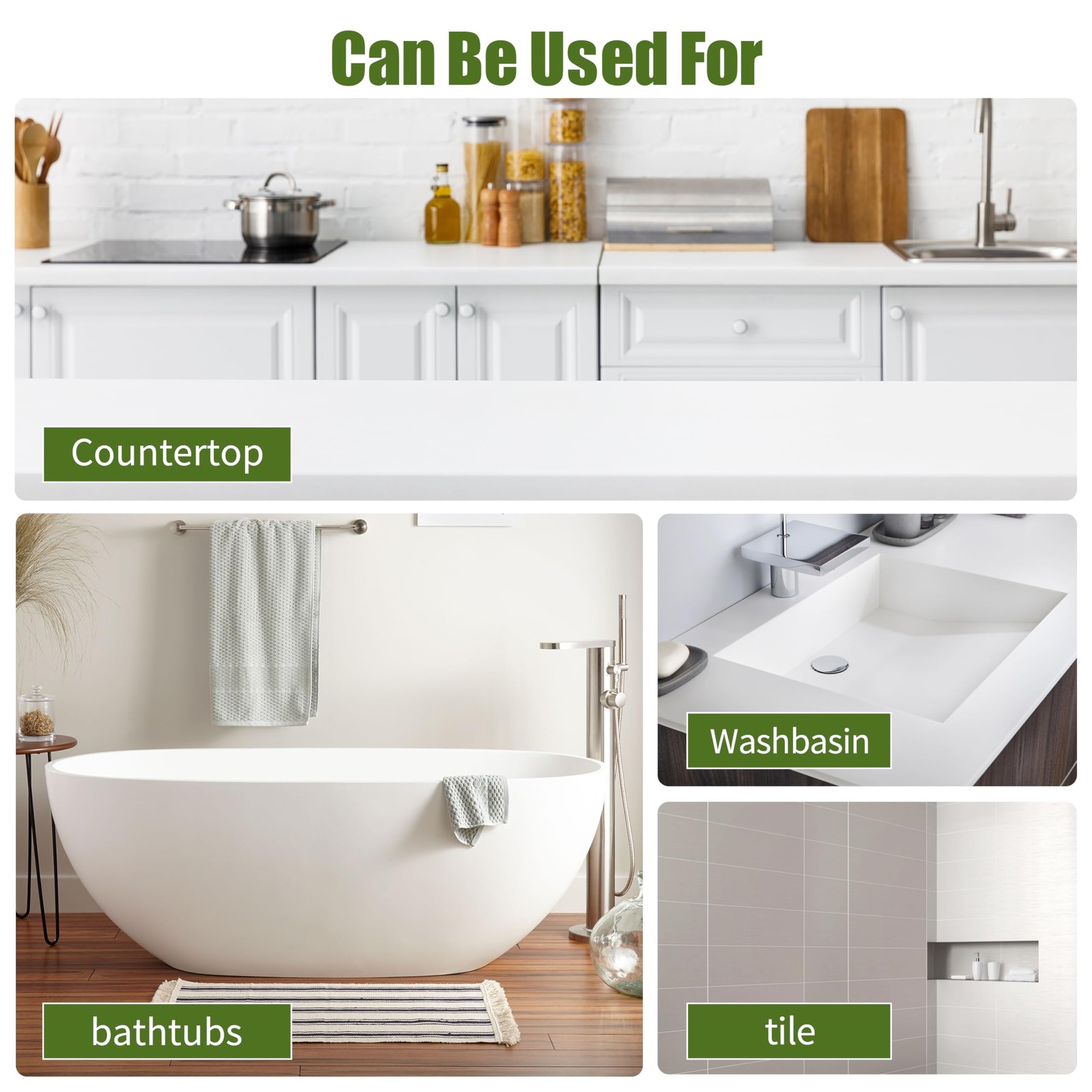 Grey Ceramic Tile Paint Bathtub Sink Paint Refinishing Kit 100120sq.ft, Easy …