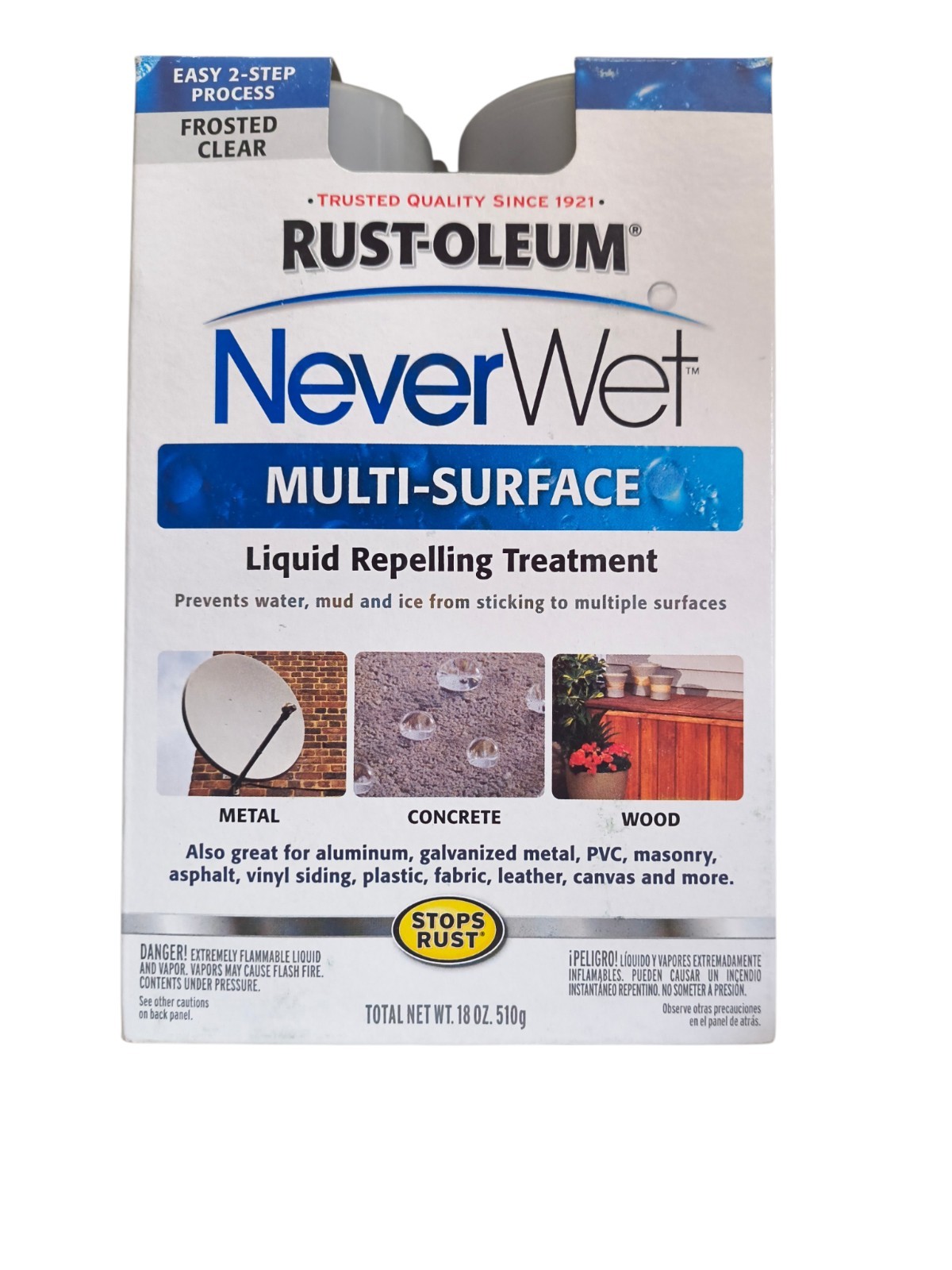 Rust-Oleum NeverWet Multi-Surface Liquid Repelling Treatment Kit 2-Step 18oz