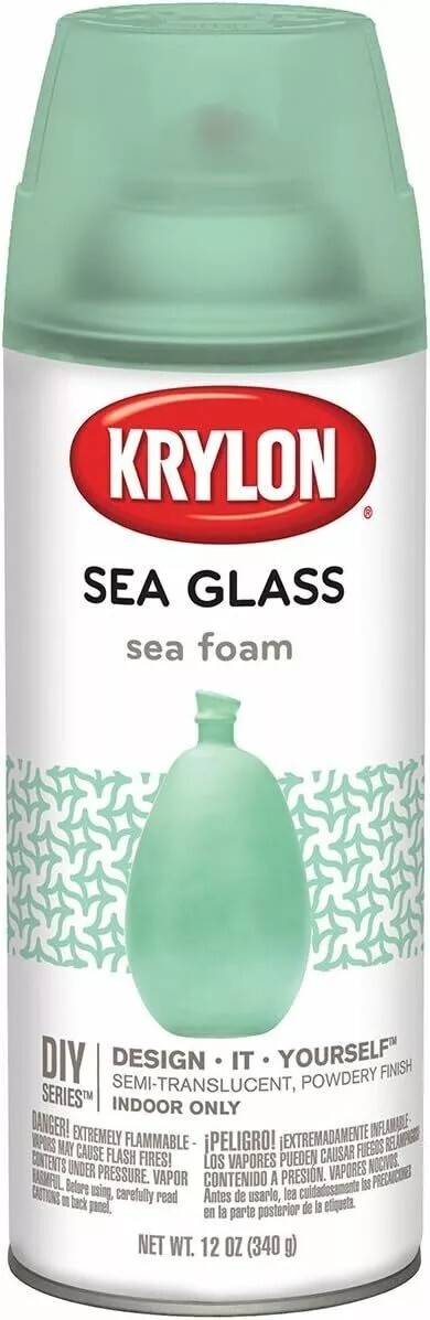 Krylon K09055007 Sea Glass Paint, Sea Foam, 12 Ounce **DISCONTINUED**