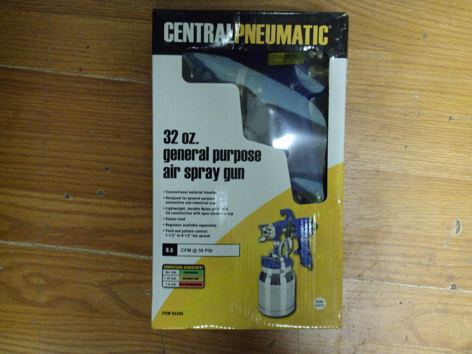 4 Central Pneumatic Astro Pneumatic. Professional Paint Spray Guns New In Box