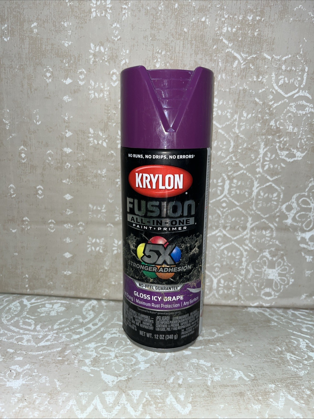 Krylon Fusion Gloss icy grape Paint & Primer W/No-Peel Guarantee