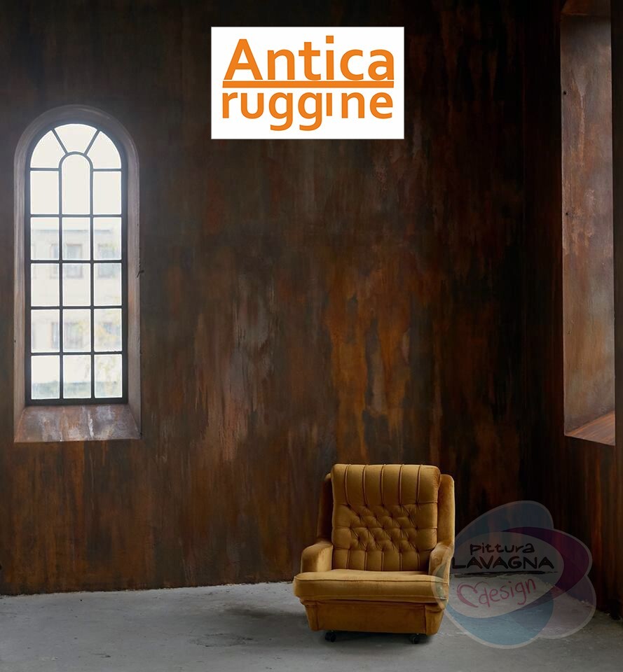 Corten Rust Effect Wall Paint Kit – Activator Bottom and Finish 2.5 m²