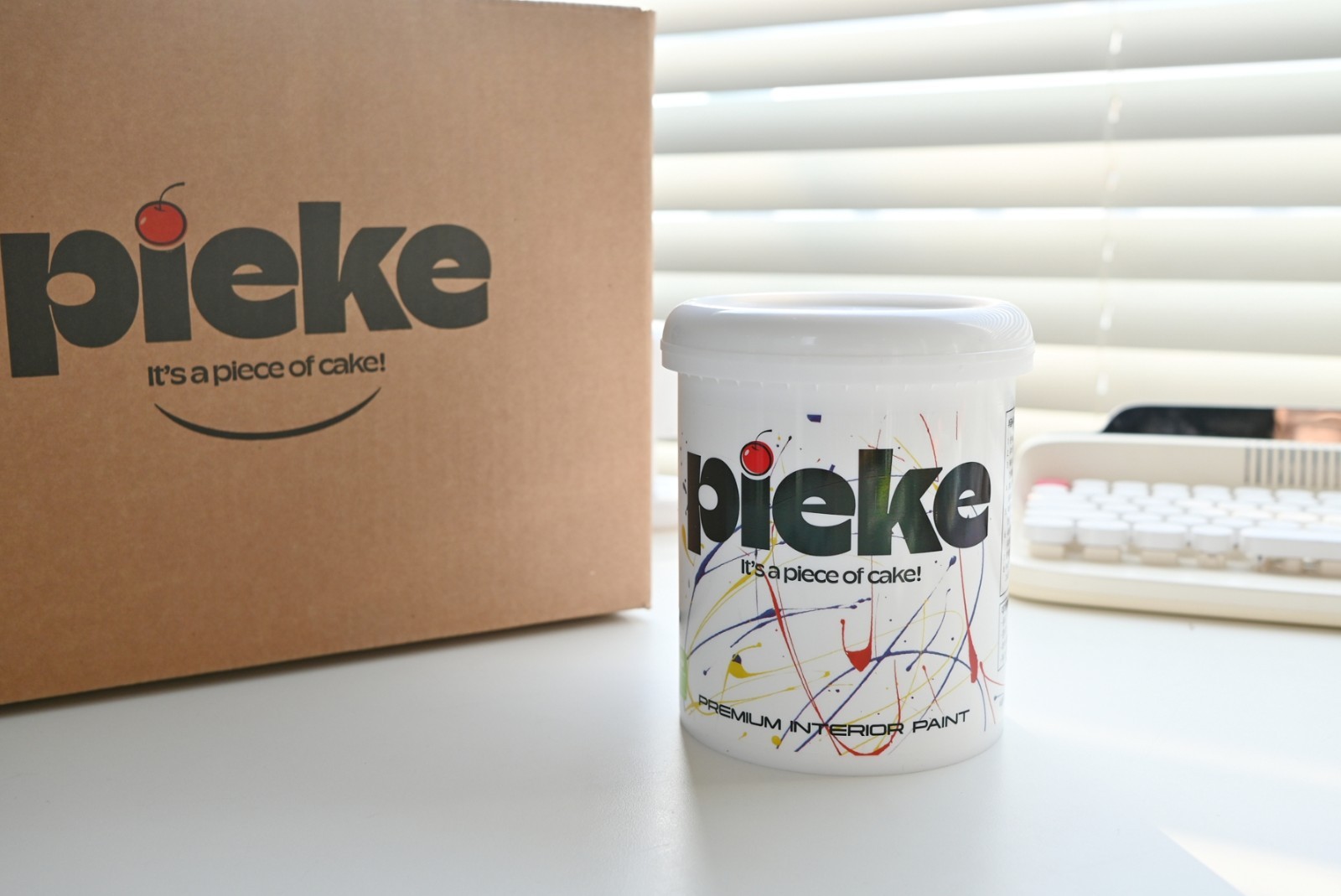 Pieke Peelable Multi-Purpose DIY Eggshell Interior Premium Water-Based Paint 1kg
